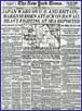 NY Times cover: 12/8/41