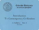 Cover of the first Contemporary Civilization syllabus